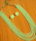 Green Swarovski Crystal Necklace-Sets
