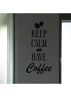 Keep calm and have coffee Quote Decal 1