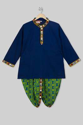 Mirror Lace Kurta Dhoti 1