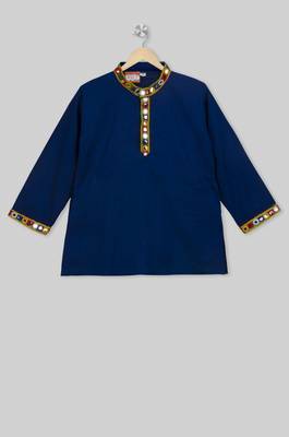 Mirror Lace Kurta Dhoti 3