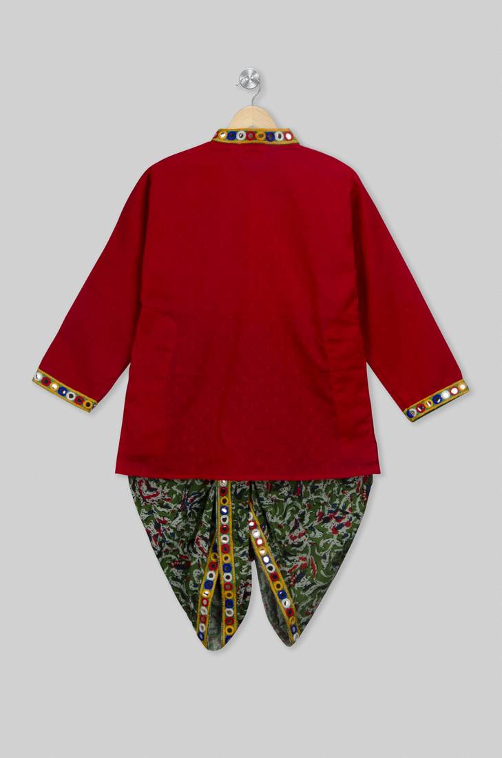 Mirror Lace Kurta Dhoti