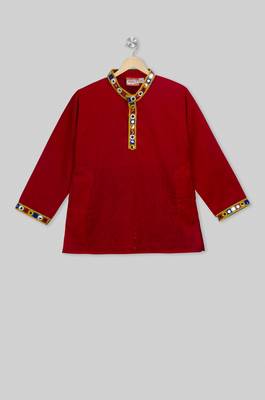 Mirror Lace Kurta Dhoti 3
