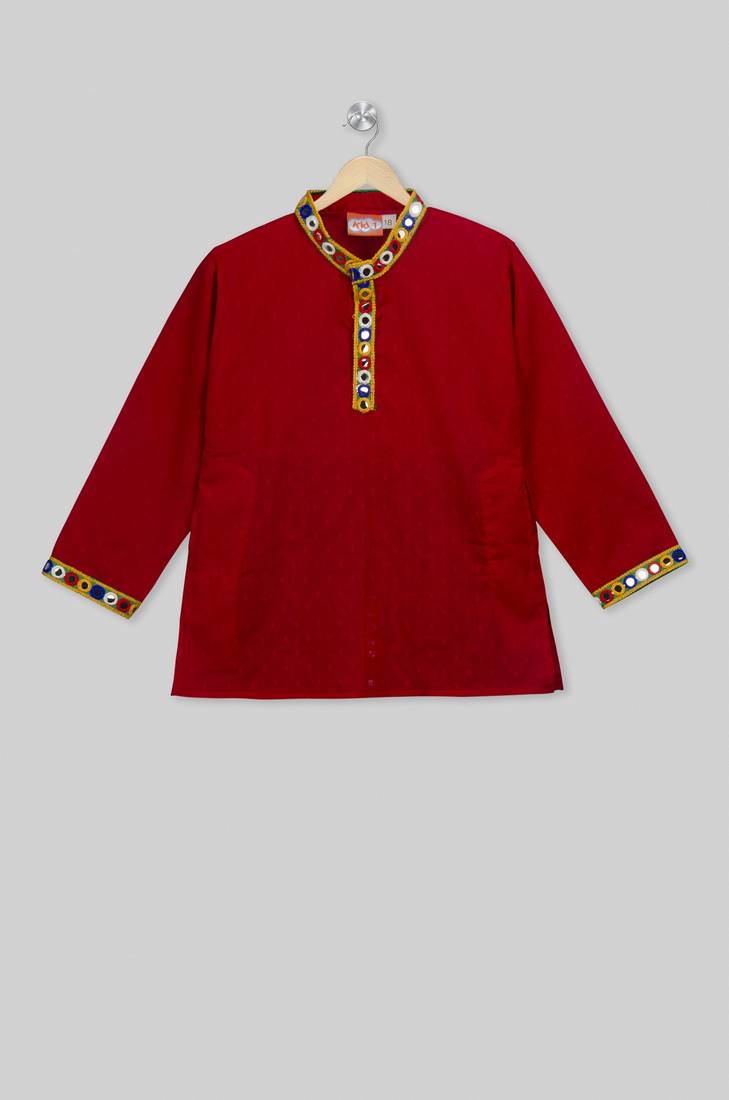 Mirror Lace Kurta Dhoti