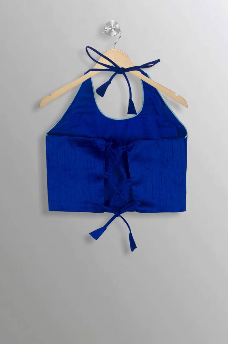 Shibori Lehenga Choli With Contrast Dupatta