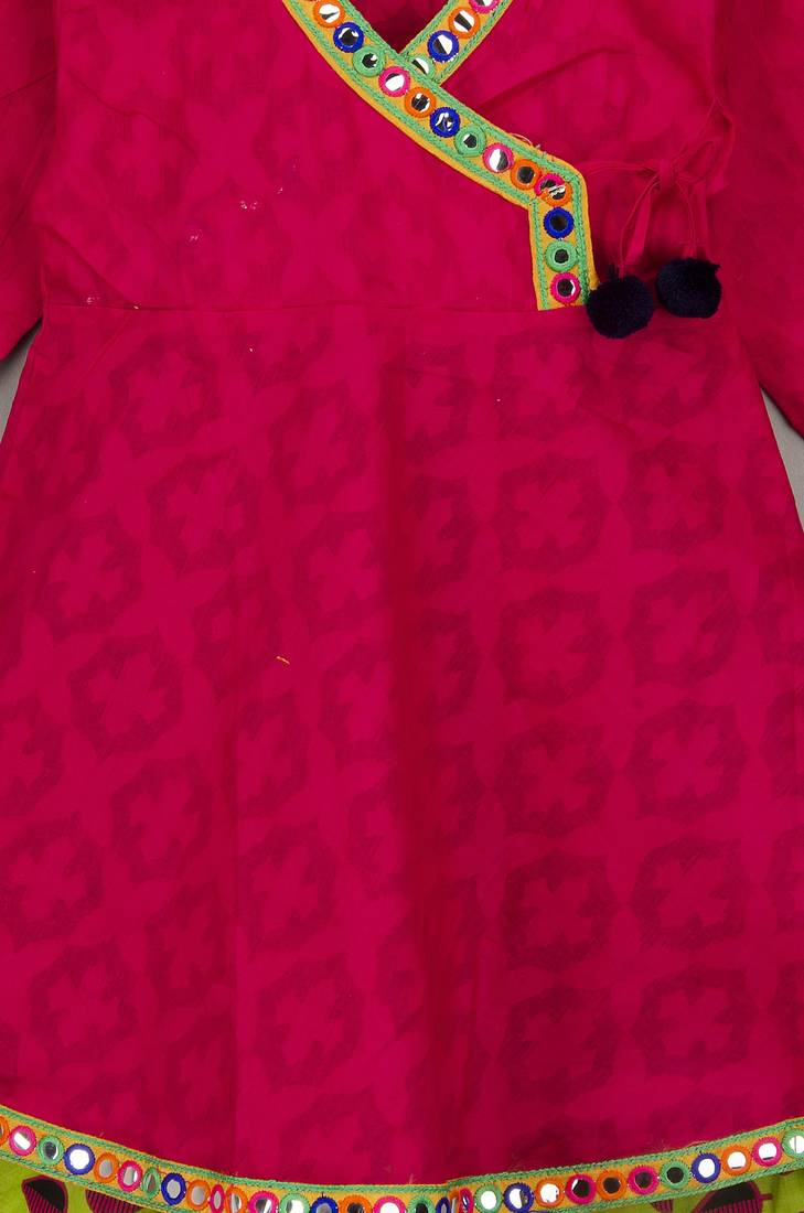 Angrakha Kurti With Dhoti