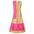 Gold Jacquard Jaquard Kids Lehenga Choli