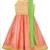Yellow and Pink Printed Lehenga Choli best ethnic wear for kids