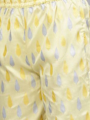 Green plain polyester kurti with pant 5