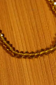 Yellow Swarovski Crystal Necklaces