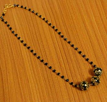Black onyx mangalsutra 1