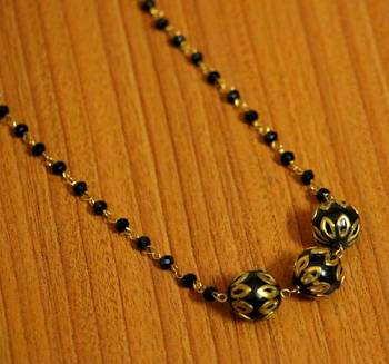 Black onyx mangalsutra 2