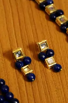 Blue Onyx Necklace-Sets