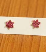 Red Ruby       Studs