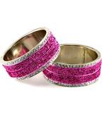 Purple Crystal Bangles and bracelets