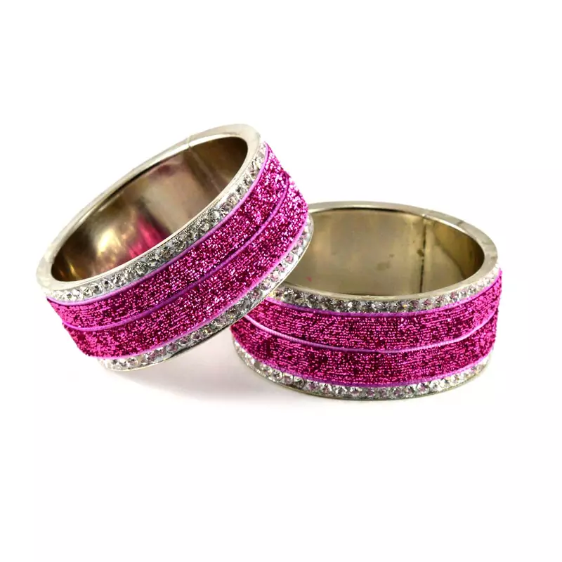 Purple Crystal Bangles and bracelets