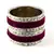 Maroon Crystal Bangles And Bracelets