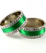 Green Crystal Bangles And Bracelets