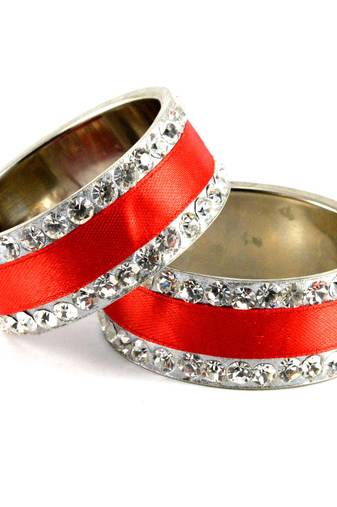 Red Crystal Bangles And Bracelets