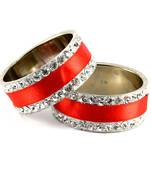 Red Crystal Bangles And Bracelets
