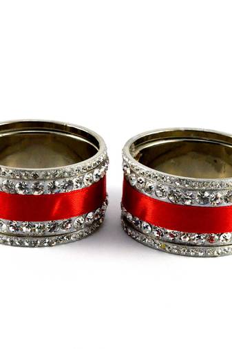 Red Crystal Bangles And Bracelets
