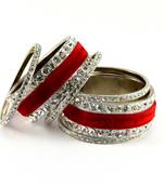 Red Crystal Bangles And Bracelets