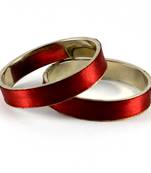 Maroon Crystal Bangles And Bracelets