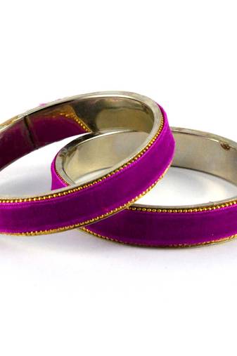 Purple Crystal Bangles And Bracelets