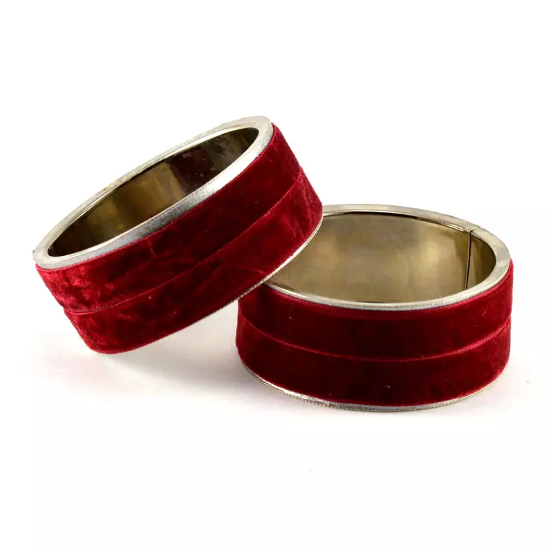 Red Crystal Bangles And Bracelets