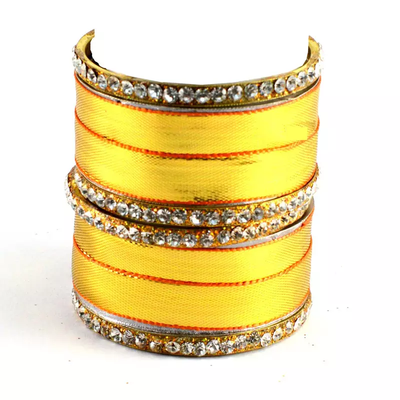 Yellow Crystal Bangles And Bracelets