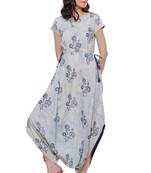 Indigo printed cotton kurtis