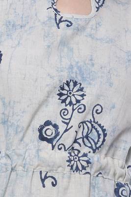 Indigo printed cotton kurtis 5