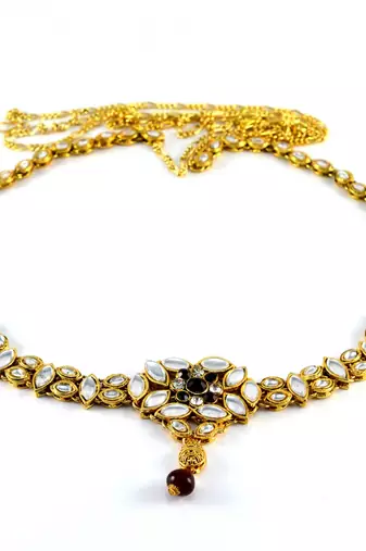 Gold Crystal waist-belt