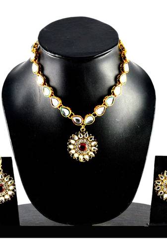 Gold Crystal Necklaces