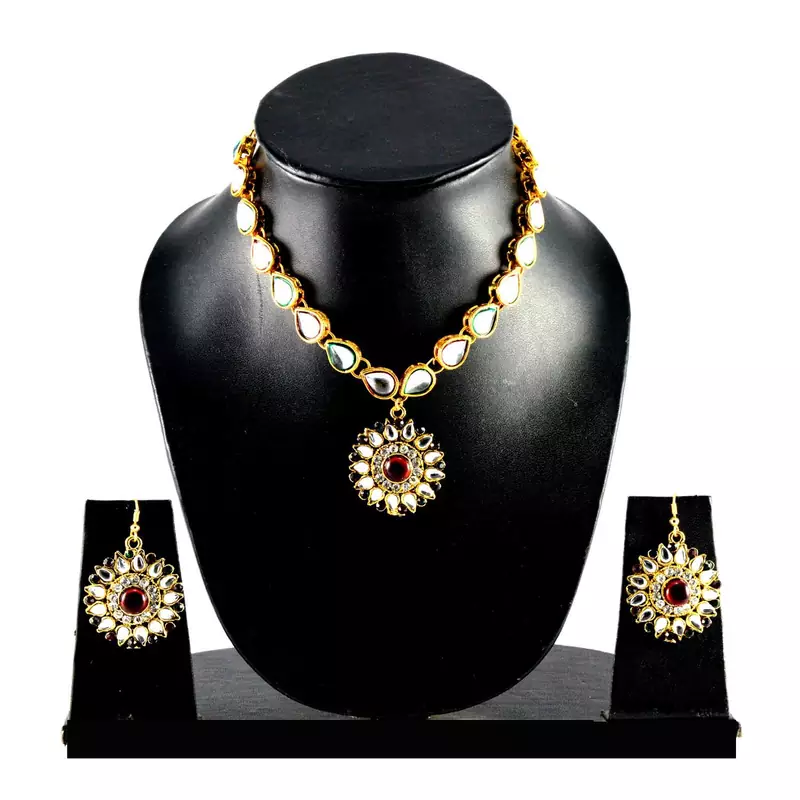 Gold Crystal Necklaces