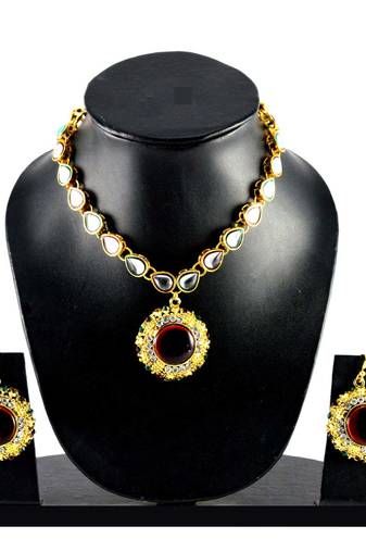 Gold Crystal Necklaces