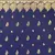 Navy blue embroidered faux georgette saree with blouse
