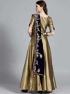 Chhabra 555 Gold embroidered dupion silk embroidered kurtis 4
