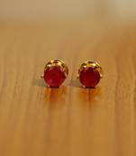 Red Ruby       Studs