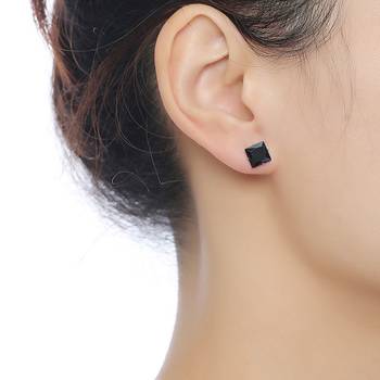 Black crystal studs 4