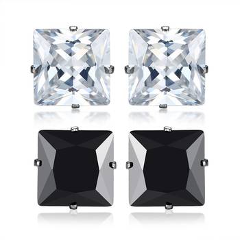Multicolor cubic zirconia studs 1