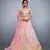 Delightful Baby Pink Sequins And Dori Embroidered Net fabric lehenga choli for bridesmaid