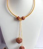 Beautiful Kemp Designer Temple Necklace Set 