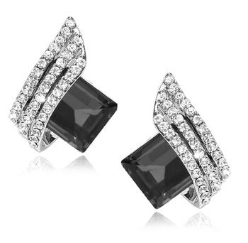 Black crystal studs 2