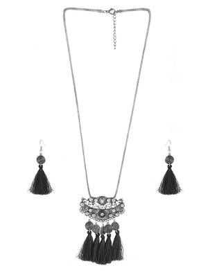 Black cubic zirconia necklaces 2