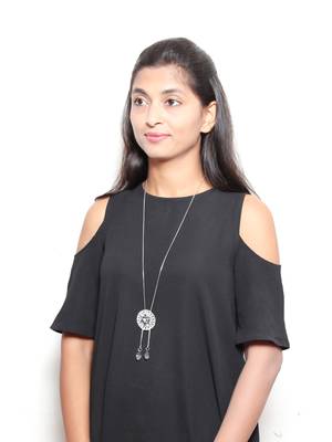 Blue crystal necklace sets 4