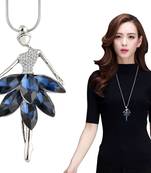 Blue crystal necklace sets