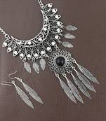 Black cubic zirconia necklace sets