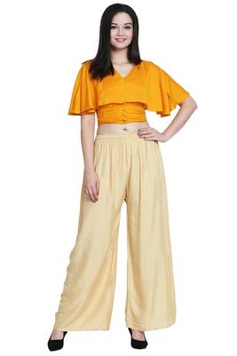 Skin Color Plain Sarara Plazo 1