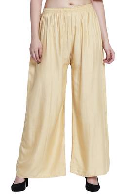 Skin Color Plain Sarara Plazo 2