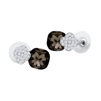 Black crystal studs 4